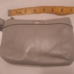 NWT ! Coach wristlet in Bone